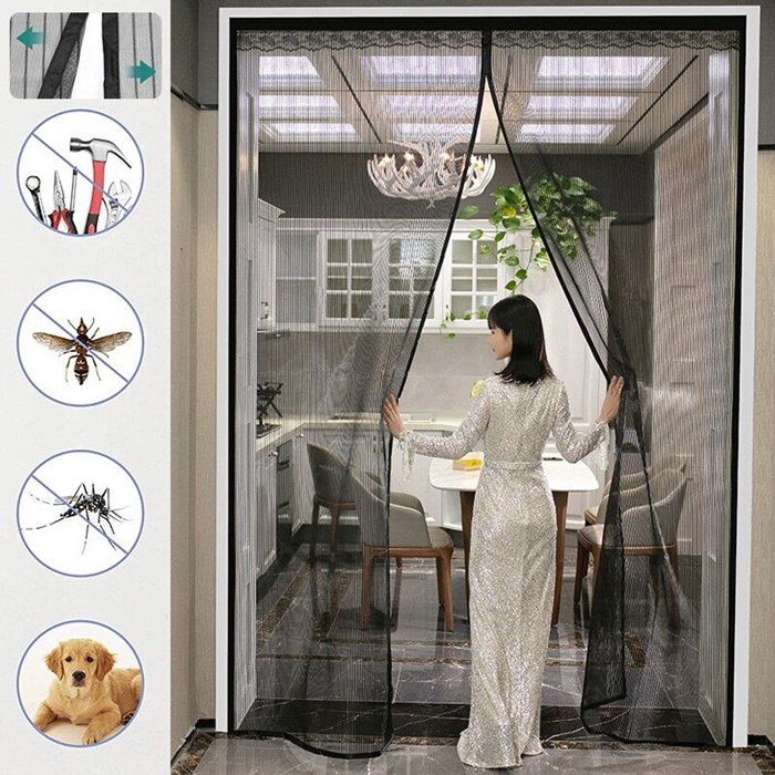 Rèm cửa chống côn trùng hiệu quả, lắp đặt đơn giản